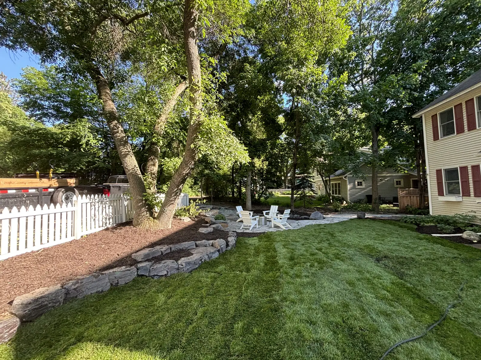Greenwood flagstone patio — flagstone walkway