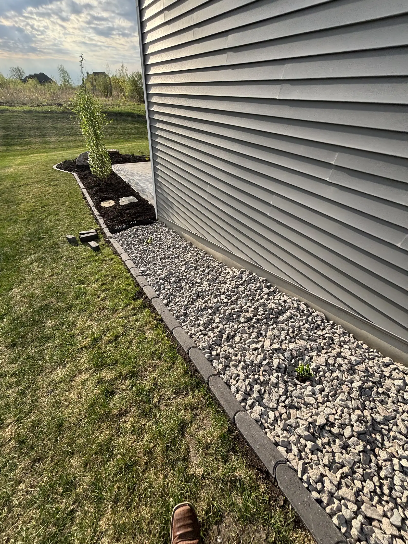 3D landscape design rendering for a Medina property